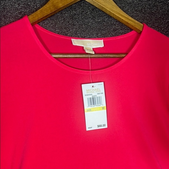 Michael Kors Pink Ladder Sleeve Blouse, Womens Medium - Picture 2 of 7